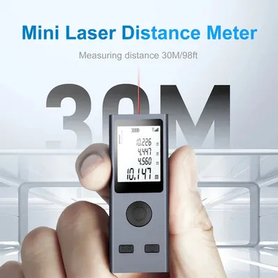 Mini Laser Distance Measuring Device: Portable, Compact, Precise, Multifunctional, Durable Metal