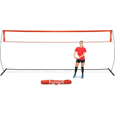 Freestanding Volleyball Training Net for Indoor or Outdoor Use - Instant Setup and Height Adjustable