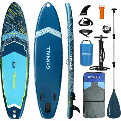 Board, Inflatable Stand Up SUP Paddle Boards for Adults & Youths of All Skill Levels, Wide &