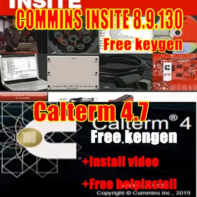 Newest Cummin Insite 8.9 PRO Engine Diagnostic Software free Keygen + Calterm 4.7 MetaFiles