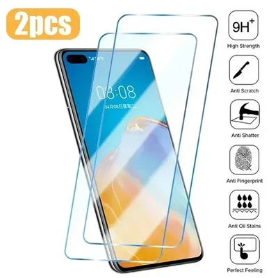 2PCS Protective Glass for Huawei P40 P30 P20 Pro Mate 20 Lite E Screen Protector for huawei Nova 5T