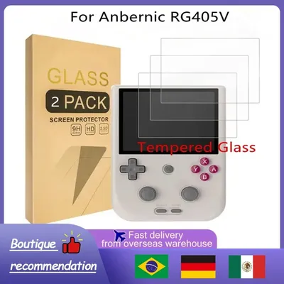 For ANBERNIC RG405V Tempered Glass Screen Protector Films RG405V 9H HD Retro Console Screen