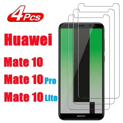 2/4Pcs Screen Protector Glass Film For Huawei Mate 10 Lite 10 Pro Tempered Glass