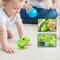 Wind Up Toys for Kids Funny Plush Frog Wind-Up Toy Crawling Spring Toy Clockwork Animal Toys