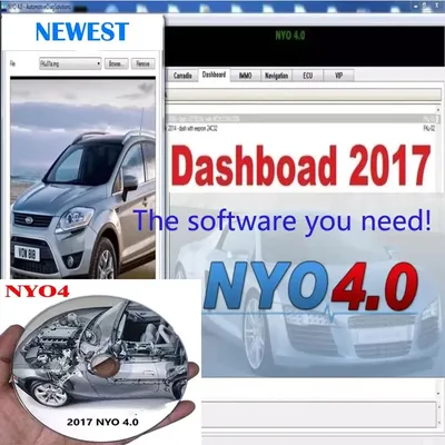 Hot 2017 NYO 4 Full Database Airbag + Carradio + Dashboard + IMMO + Software di riparazione dati