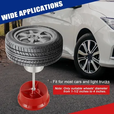 Portable Bubble Wheel Balancer, Heavy Duty Wheel Balancer with Bubble Level, Tire Balancing for Cars
