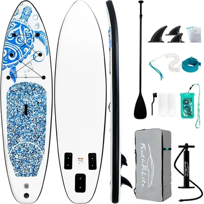 Inflatable Stand Up Paddle Board 10'x30''x6'' Ultra-Light (16.7lbs) SUP with Accessories