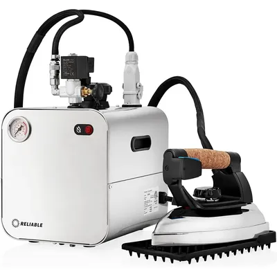 5100IS/2100IR Professional Iron Station with Eco Mode, 120V, 2.2M Steam Hose, 2.2L Stainless Steel