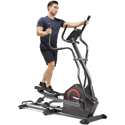 Fitness Full Body Workout Elliptical Trainer with Digital Performance Monitor, Low Impact Exercise,