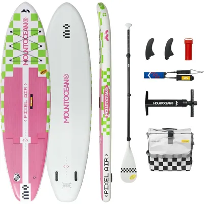 Up Paddle Board Inflatable Light Weight Compact Travel ISUP Board with Full Set Accessories,4 Piece