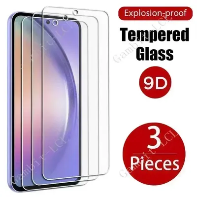 3Pcs Tempered Glass For Samsung Galaxy A02 A03 Core A03s A13 A14 A22 A23 A33 A53 A73 A52 4G A54 5G