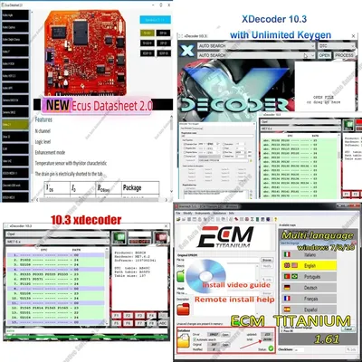 DTC Remover 2024 For1.8.5.0 With Keygen+9 Extra ECU Tuning+Ecus Datasheet 2.0ECU Repair +2024 Hot