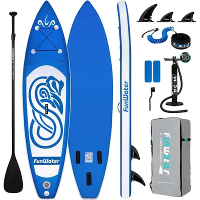 Inflatable Ultra-Light Stand Up Paddle Board for All Skill Levels with Premium SUP Paddleboard