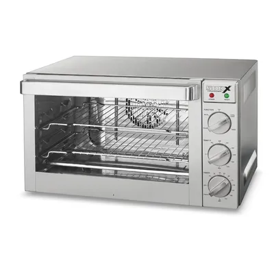 WCO500X Half Size Pan Convection Oven, 120V, 5-15 Phase Plug, Steel