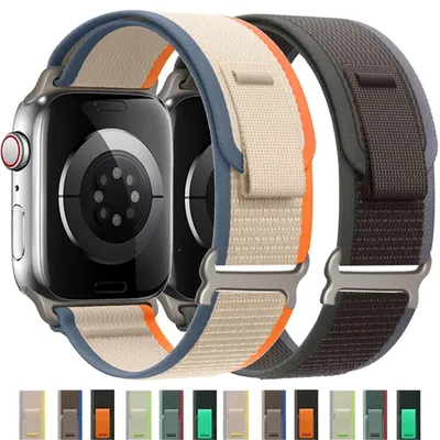 Trail loop Strap for Apple Watch Ultra band 49mm 45mm 44mm 40mm 41mm 42mm 38mm 45 44 mm bracelet