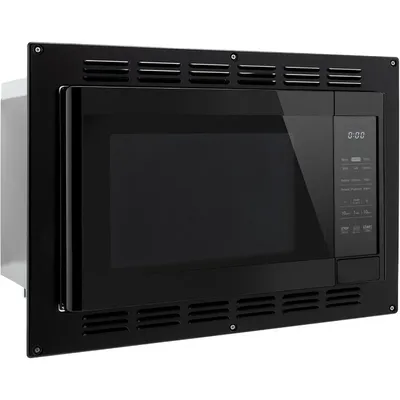RecPro RV Kitchen Air Fryer & Convection Microwave with Trim Kit | 1.0 Cu. Ft. | 120V | 6 Cooking