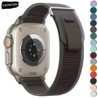 Trail Strap for Apple Watch Ultra 2 49mm 10 9 8 7 46mm 45mm 41mm Nylon Wristband for IWatch Series 6