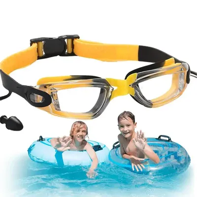 Swim Goggles Kids Toddler Swim Goggles Anti Fog Swimming Glasses Waterproof Swim Glasses Swimming