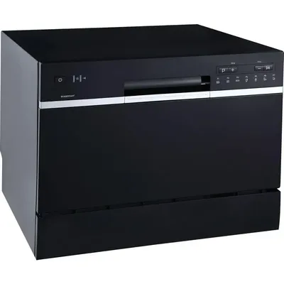 EdgeStar DWP63 21-5/8 Inch Wide 6 Place Setting Countertop Dishwasher - Black