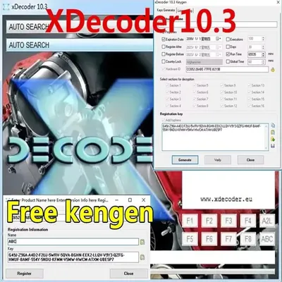 2024 nuovo XDecoder 10,3 con Keygen DTC Remover DTC OFF elimina Software discapacita errore di