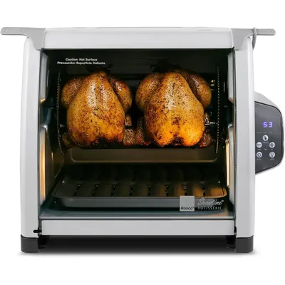 6000 Platinum Series Rotisserie Oven, Digital Display, 12-Pound Capacity, Auto Shutoff, Includes