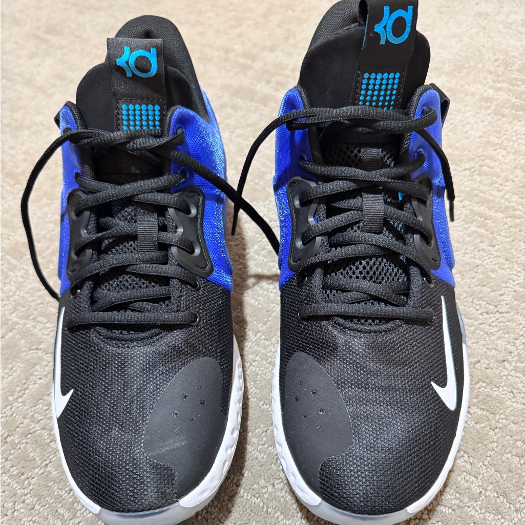 Nike Shoes | Like New Kd Nike Basketball Shoes, Men’s Size 10.5, Blue And Black In Color | Color: Black/Blue | Size: 10.5