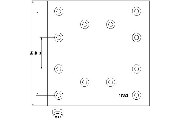 TEXTAR Bremsbelagsatz, Trommelbremse Universal 1955301 Image