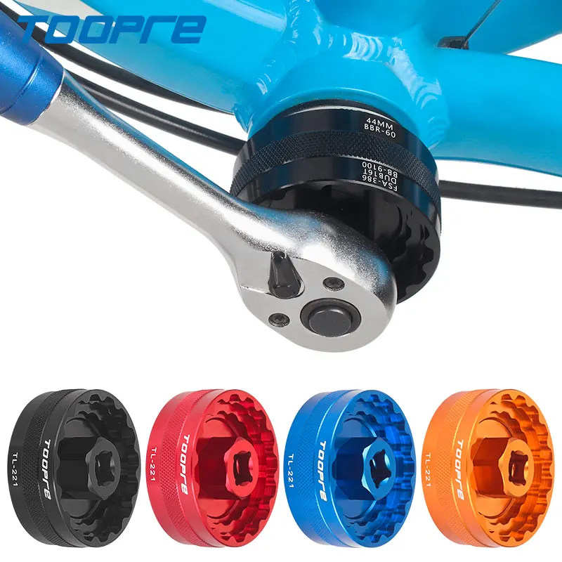 TOOPRE Fahrrad Tretlager Hülse Mountainbike Einteiliges Gewinde BB Tretlager Entfernung Und Installation Werkzeug Image
