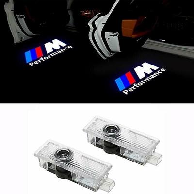 Jalleria - 2x Willkommenslichter eignen sich für BMW-Autos, LED-Laserprojektionslichter, Logo,