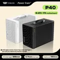 Power Train P40 M-ATX Vetro noodle laterale Scheda madre ITX Supporto alimentatore ATX/SFX Tipo-C Desktop portatile MINI piccolo telaio