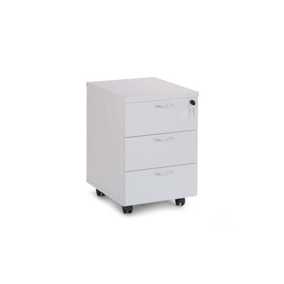 CEHA Büro- und Rollcontainer 500 mm Tiefe aus Holz mit 3 Schüben in Dekor grau Image