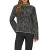 Stehkragenpullover S.OLIVER, Damen, Gr. 40, grau (grau, schwarz), Strick, Obermaterial: 58% Polyacryl, 25% Polyester, 7% Alpaka, 7% Wolle, 2% metallisierte Fasern, 1% Elasthan, metallisierte Fasern, gemustert, casual, regular fit taillenbedeckt,...