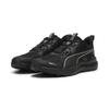 Laufschuh PUMA "Reflect Lite Trailrunning-Schuhe Erwachsene", Gr. 40.5, schwarz (schwarz cool schwarz gray silber metallic), Obermaterial: Synthetik, Textil; Futter: Textil; Innensohle: Textil; Laufsohle: Gummi, Schuhe