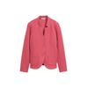 TOM TAILOR Damen Slim Fit Blazer mit Ottoman-Struktur, rot, Uni, Gr. XXL
