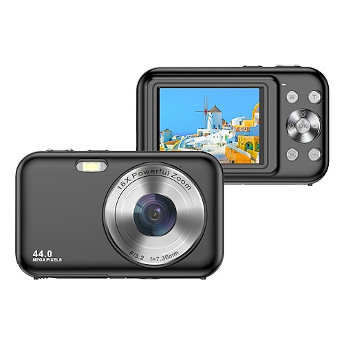 fotocamera digitale fhd 1080p fotocamera 44mp fotocamera digitale punta e scatta zoom 16x piccola fotocamera fotocamere digitali convenienti per i viaggi