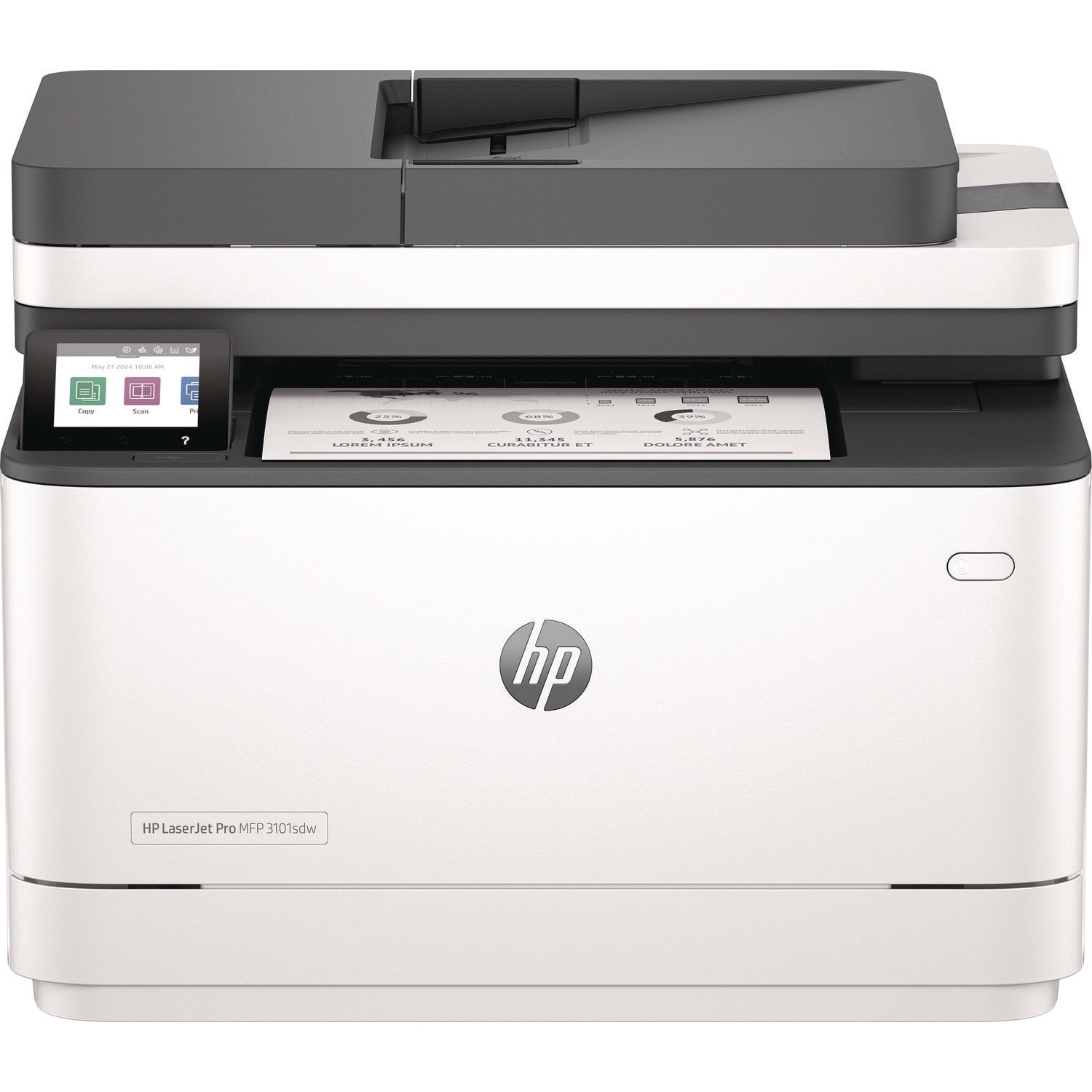 HP LaserJet Pro MFP 3101sdw Black and White Printer, Copy/Print/Scan (HEW9D2X4F) Each Copier/Fax/Multifunction Machines