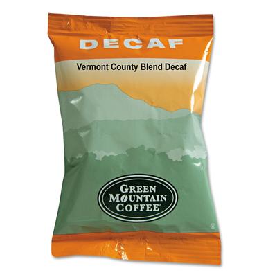 Green Mountain Coffee Vermont Country Blend Decaf Coffee Fraction Packs, 2.2oz, 50/Carton (GMT5161) Case of 50 Green Mountain Coffee® Decaffeinated