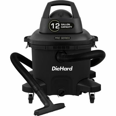 DieHard 12-Gallon 6 HP Pro Series Wet/Dry Vacuum (ESMDH7000601) Each Vacuum Cleaners & Accessories