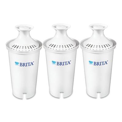 Brita Water Filter Pitcher Advanced Replacement Filters, 3/Pack, 8 Packs/Carton (CLO35503CT) Case of 24 Brita® Water Filters