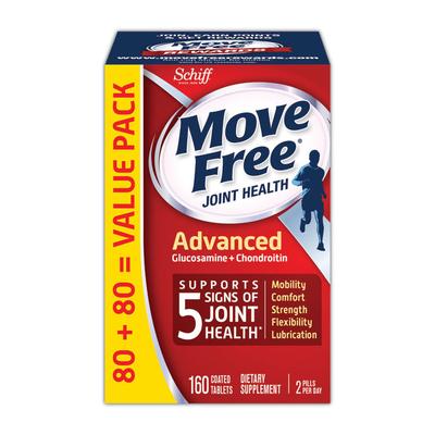 Move Free Advanced Joint Health Tablet, 160 Tablets (MOV99394) Each Move Free® Medicines