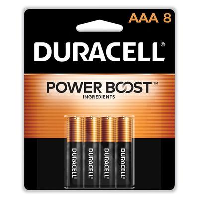 Duracell Power Boost CopperTop Alkaline AAA Batteries, 8/Pack, 40 Packs/Carton (DURMN2400B8ZCT) Case of 40 Packs Duracell®