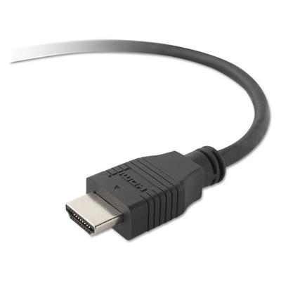 Belkin HDMI to HDMI Audio/Video Cable, 25 ft, Black (BLKF8V3311B25) Each Belkin® A/V Cable