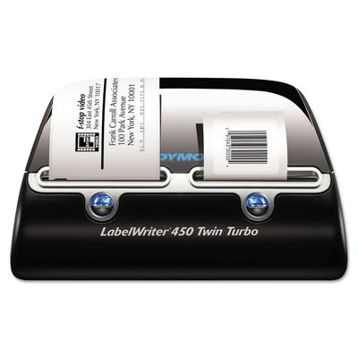 DYMO LabelWriter 450 Twin Turbo Label Printer, 71 Labels/min Print Speed, 5.5 x 8.4 x 7.4 (DYM1752266) Each DYMO® Label Makers