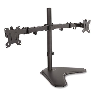 MOUNT-IT! Dual Monitor Desk Stand, For 19" to 32" Monitors, 36.4" x 11" x 18.3", Black, Supports 17.6 lb (MNIMI2781) Each Workstation Monitor Mounts &