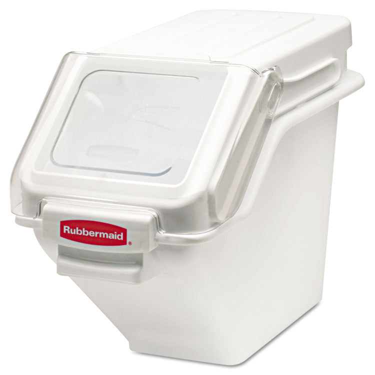 Rubbermaid Commercial ProSave Shelf Ingredient Bins, 5.4 gal, 11.5 x 23.5 x 16.88, White, Plastic (RCP9G57WHI) Each Rubbermaid® Commercial Food Stora