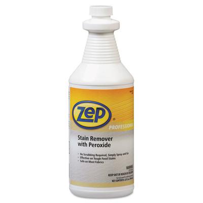 Zep Professional Stain Remover with Peroxide, Quart Bottle, 6/Carton (ZPP1041705) Case of 6 Zep Professional® Carpet Cleaners
