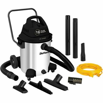 DieHard 16-Gallon 6.5 HP Pro Series Wet/Dry Vacuum (ESMDH7000701) Each Vacuum Cleaners & Accessories
