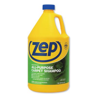 Zep Commercial Concentrated All-Purpose Carpet Shampoo, Unscented, 1 gal, 4/Carton (ZPEZUCEC128CT) Case of 4 Zep Commercial® Carpet Cleaners