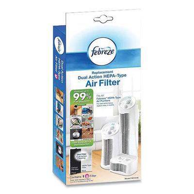 Febreze Replacement Dual Action HEPA-Type Air Filter for FHT180W Air Purifier, 1.5 x 5.1 (PGCFRF101B) Each Febreze® Air Purifier Filters