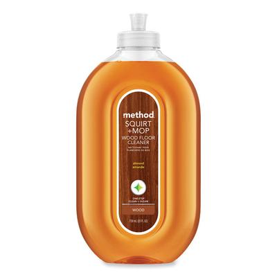 Method Squirt + Mop Wood Floor Cleaner, Almond Scent, 25 oz Squirt Bottle, 6/Carton (MTH00562CT) Case of 6 Method® Furniture Cleaners